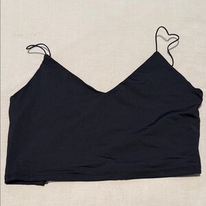Garage Black Crop Top